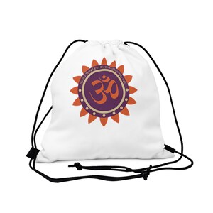 Hindu Temple of Bloomington Normal Lightweight Portable Drawstring Backpack