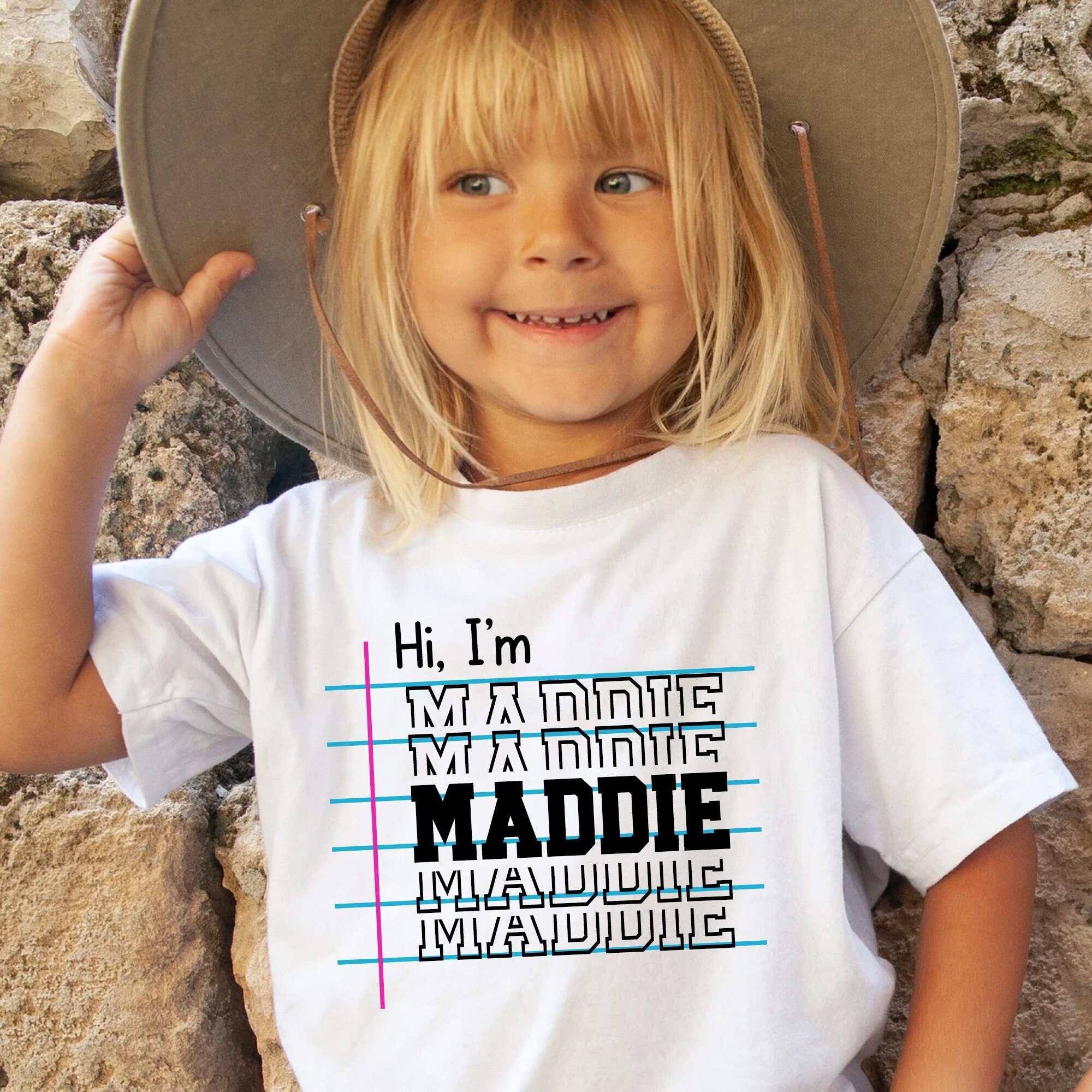 Custom Kids Name T-Shirt Back To School Shirt Shirt, Toddler First Day of School Tee Kindergarten Shirt With Name, First Day School Outfit