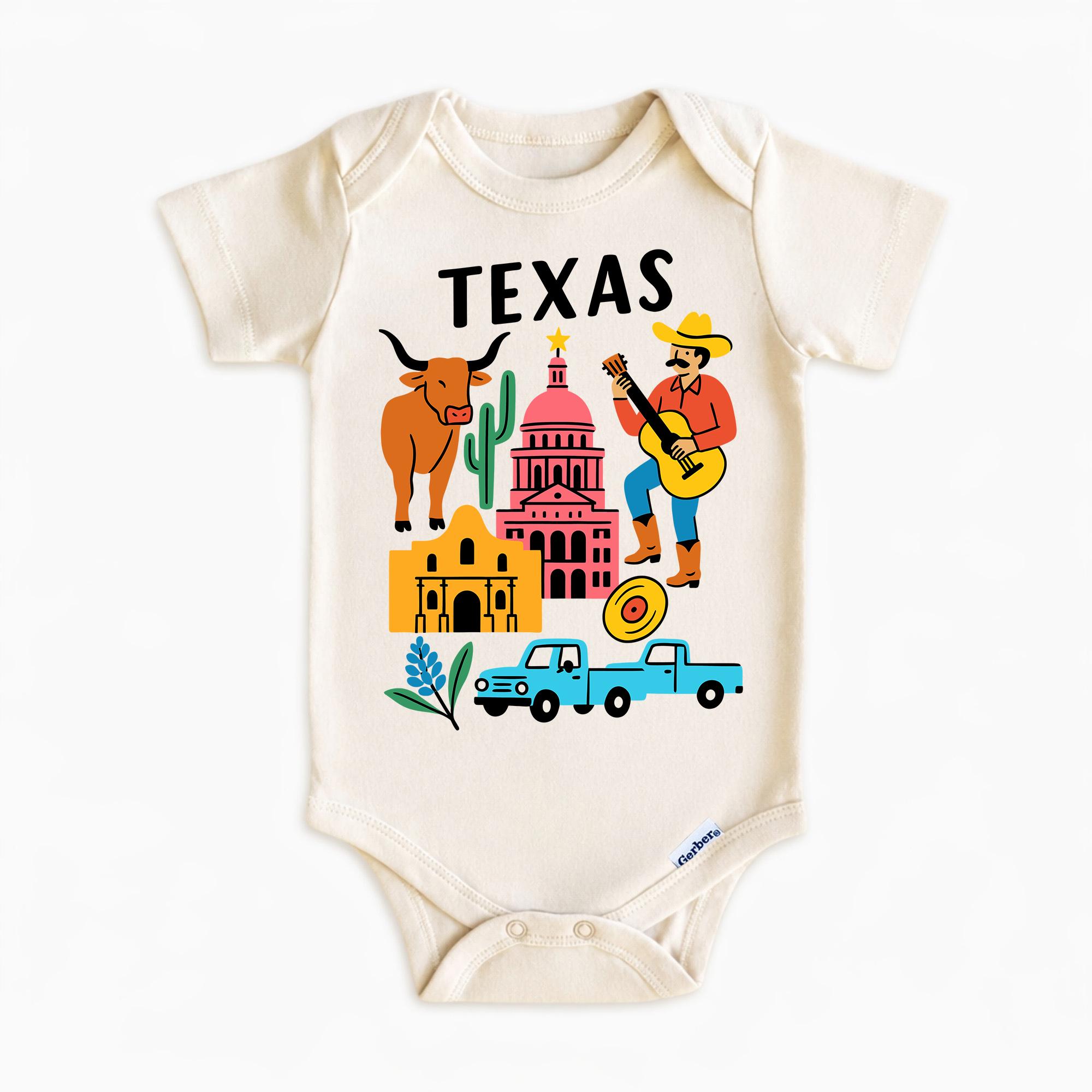 Texas State T-shirt for Kids, Lone Star State Toddler Tee, San Antonio ...