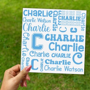 Back to School Name Decals, School Name Sheets, School Labels, Vinyl Decal Sheets, Monogram Decal Sheets, Name Sticker Sheet for kids