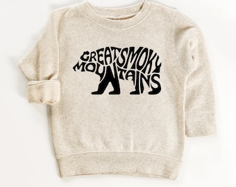 Great Smoky Mountains Kids Sweatshirt: Family Vacation National Park Sweater for Toddler and Youth Travel Road Trip Gift