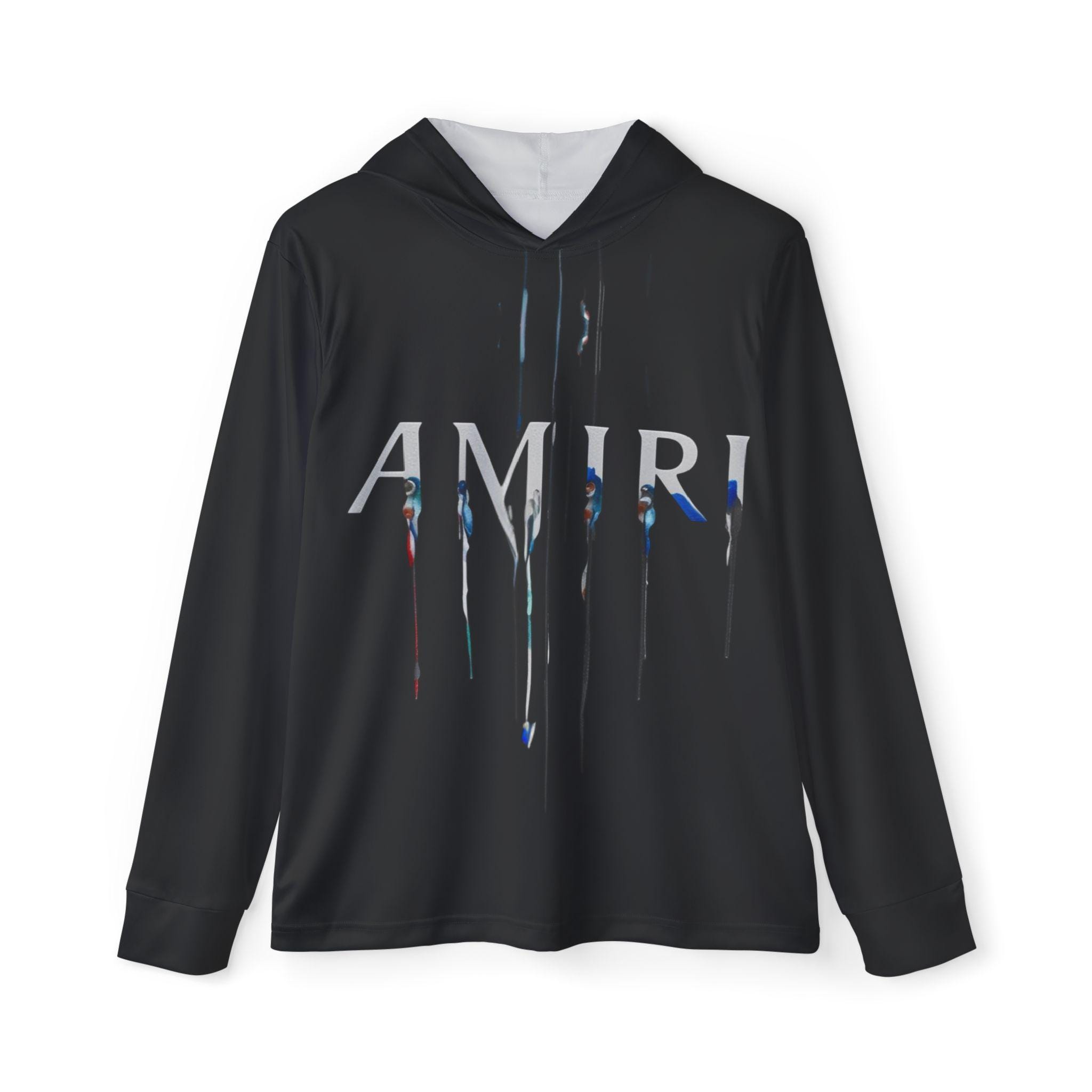 Amiri Logo Men's Sports Warmup Hoodie, Pullover for Athletic