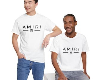 Amiri Shirt, AMIRI Logo Man T-shirt - Etsy