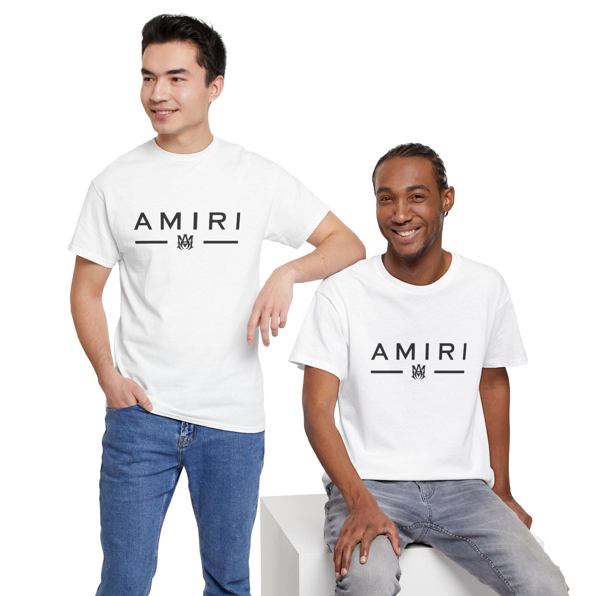 Amiri Shirt, AMIRI Logo Man T-shirt - Etsy