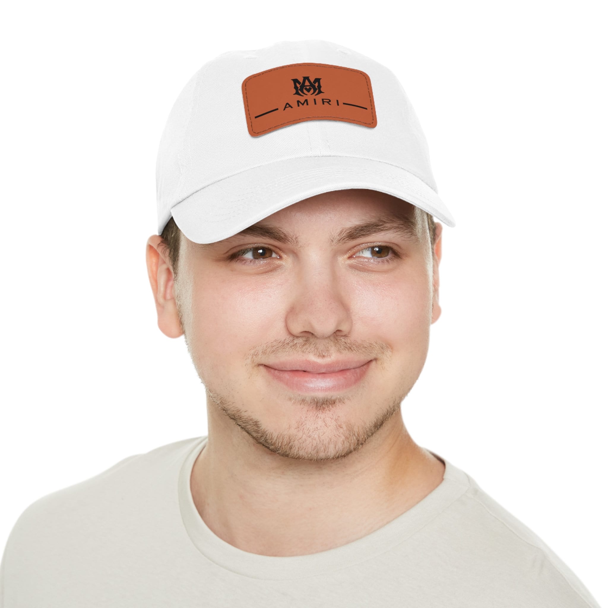 帽子 amachi. hat AMIRI Hat With Premium Faux Leather Patch - Customizable