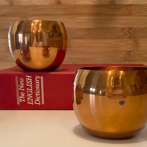 Vintage Copper Cups
