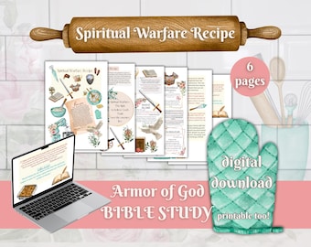 Armor of God Bible Study | Spiritual Warfare Guide (Digital Download)