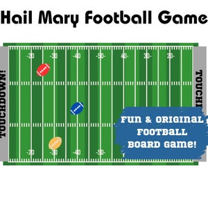 Hail Mary Football Würfel & Brettspiel - Sofort Download Sport Spiel
