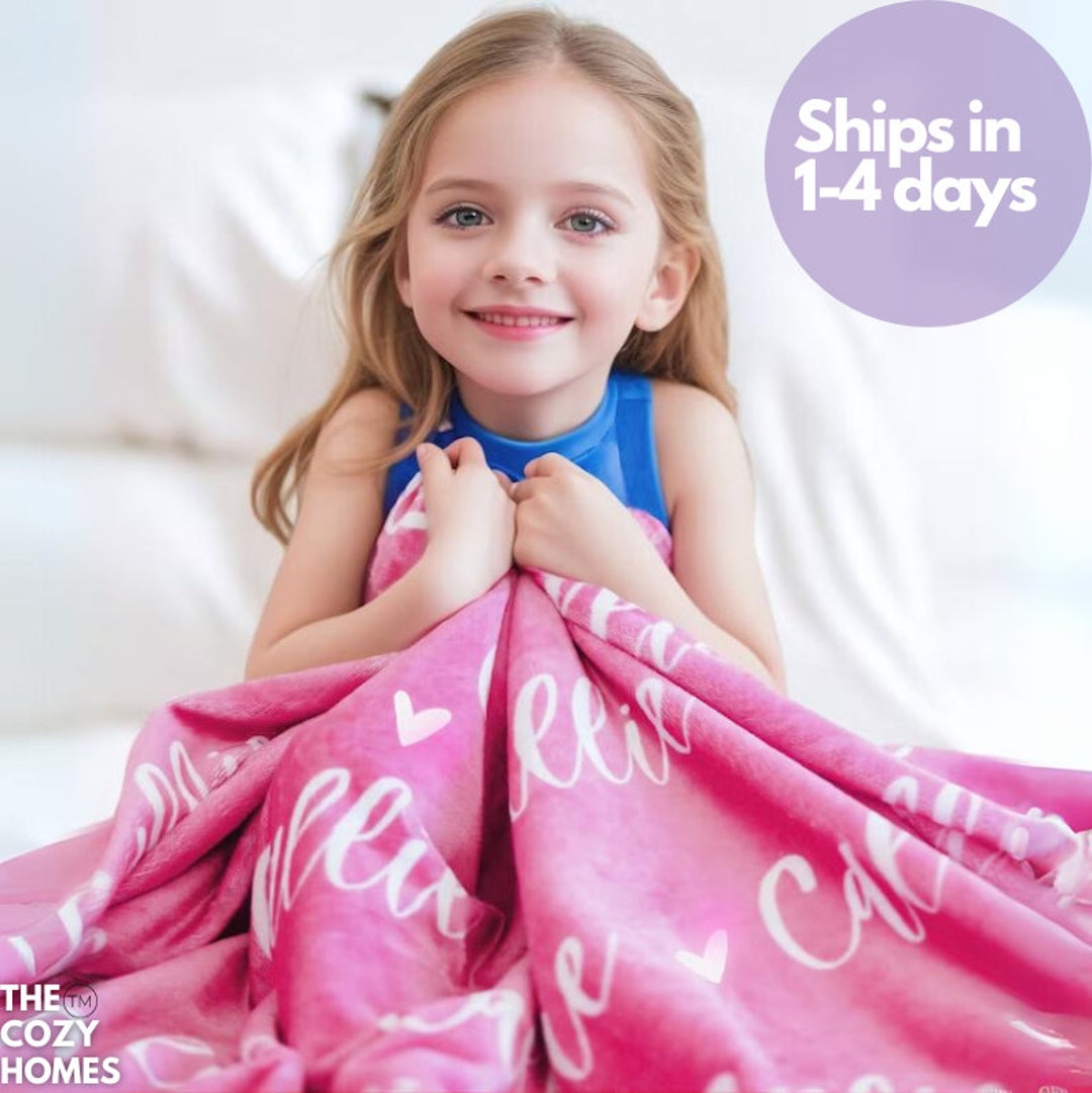 Personalized Name Custom Blanket for Baby/kids/youth/adult Etsy