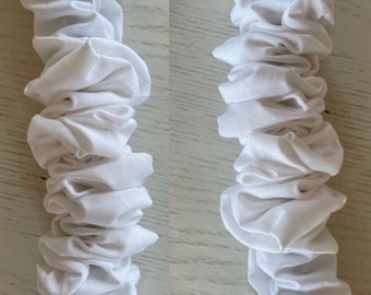 Funda para cadena y cordón blanco largo (paquete de dos)