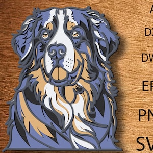 Berner Sennenhund Multilayer SVG