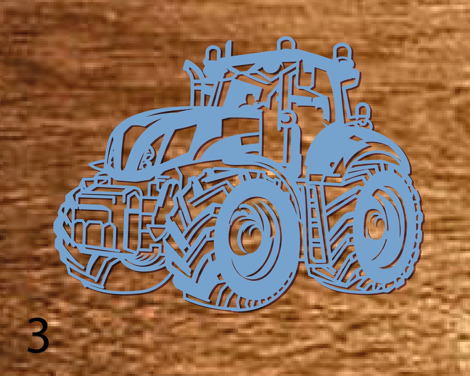 Multilayer Sign Tractor Tractor Multilayer SVG File: Farmhouse Decor, Laser Cut, Cricut ...