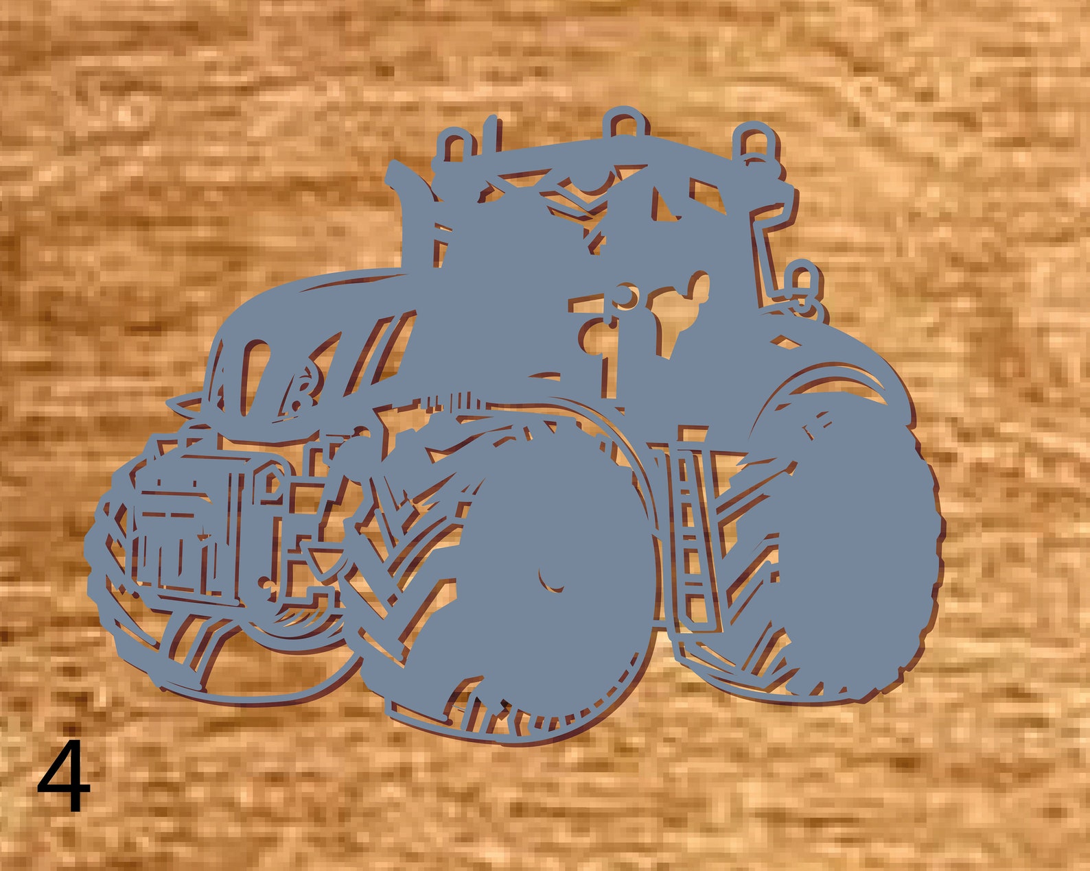 Multilayer Sign Tractor Tractor Multilayer SVG File: Farmhouse Decor, Laser Cut, Cricut ...