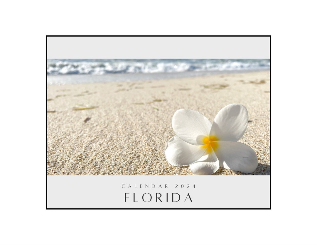2024 Printable Florida Calendar Etsy