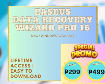 EASEUS Data Recovery Wizard Pro 16 (Mac/Windows)