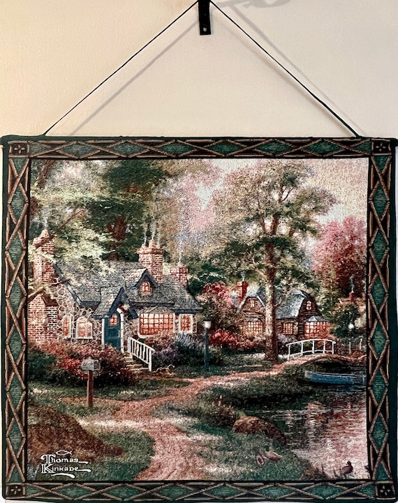 Thomas kinkade tapestry sale
