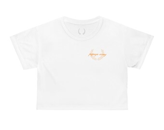 Top corto militar de papaya