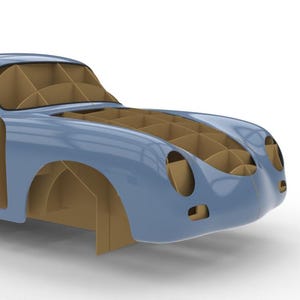 PORSCHE 356 BODY BUCKS blueprint replica plans classic car real scale 356A