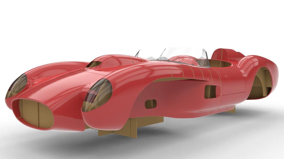 FERRARI 250 TR Pontoon Body Buck Blueprint Replica Plans Real Scale - Etsy