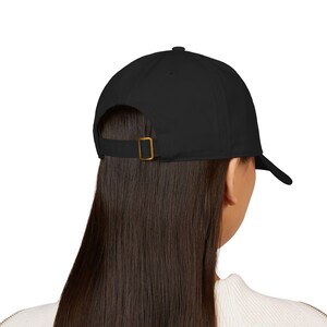 Nakey Swoosh Logo Baseball Cap | Embroidered Patch Cap image 6