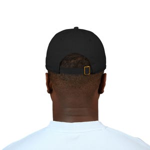 Nakey Swoosh Logo Baseball Cap | Embroidered Patch Cap image 4