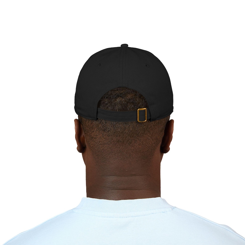 Nakey Swoosh Logo Baseball Cap | Embroidered Patch Cap image 4
