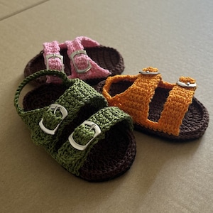 PATRÓN Sandalias de Bebé a Crochet - Modelo Sandali Bimbo all'uncinetto