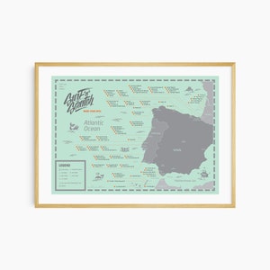 Mapa de Surf & Scratch del sur de Europa