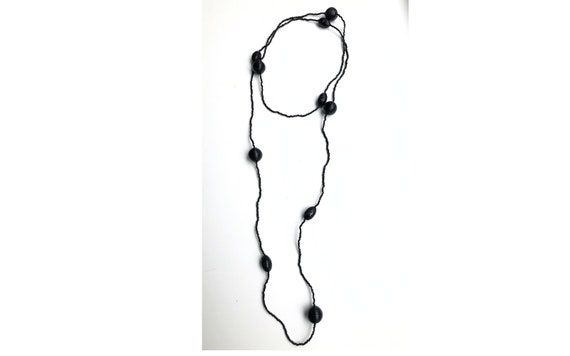 Vintage Flapper-Era Bakelite-Inspired Beaded Neck… - image 2