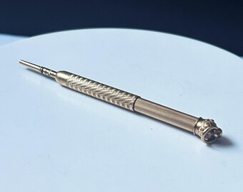 Victorian W.S. HICKS New York Antique Propelling Mechanical Pencil