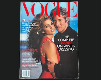 VOGUE 1992年11月 ヴォーグ UK 1992年11月号 英国オリジナルヴィンテージファッション