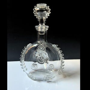Louis XIII Baccarat Crystal Decanter Empty | Rémy Martin Cognac 750mL | Made in France | Chip on Stopper & Ribbing