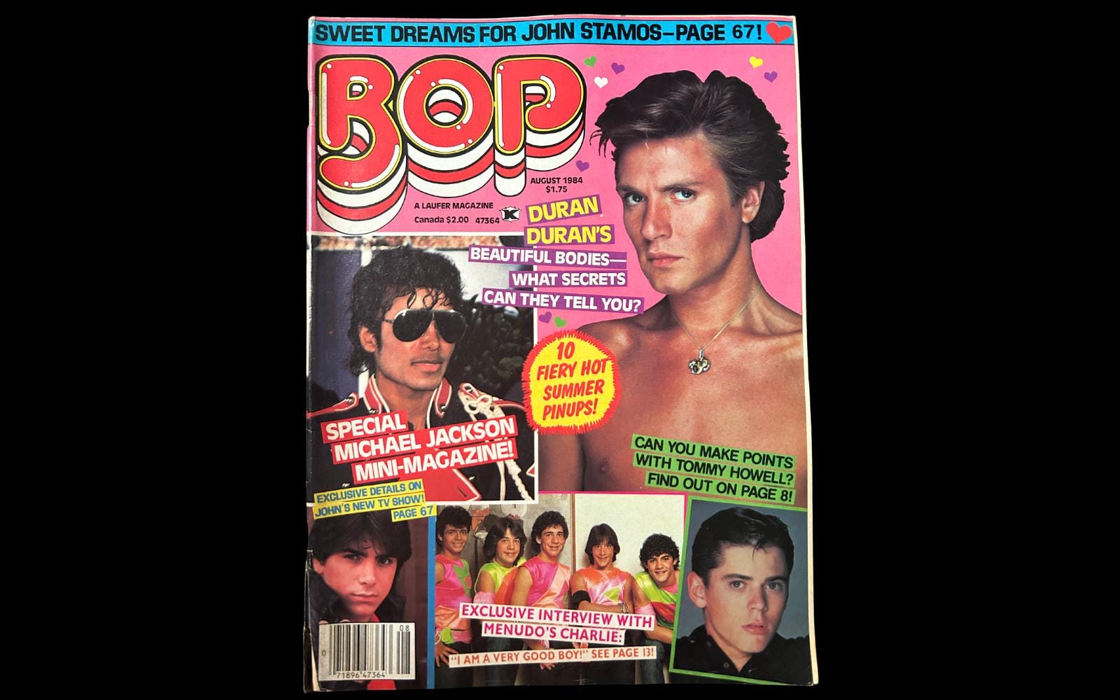 ライブ写真「4」 1984 BOP Magazine | August 1984 | Michael Jackson | Duran Duran