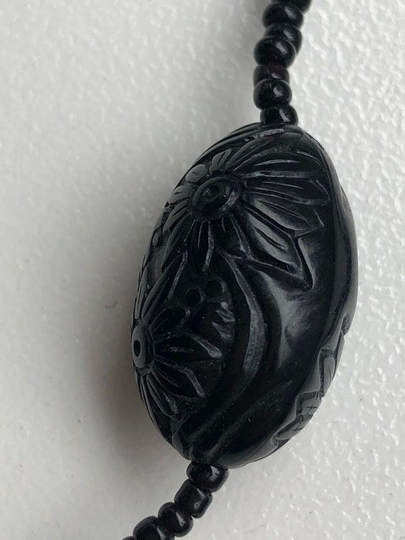 Vintage Flapper-Era Bakelite-Inspired Beaded Neck… - image 6