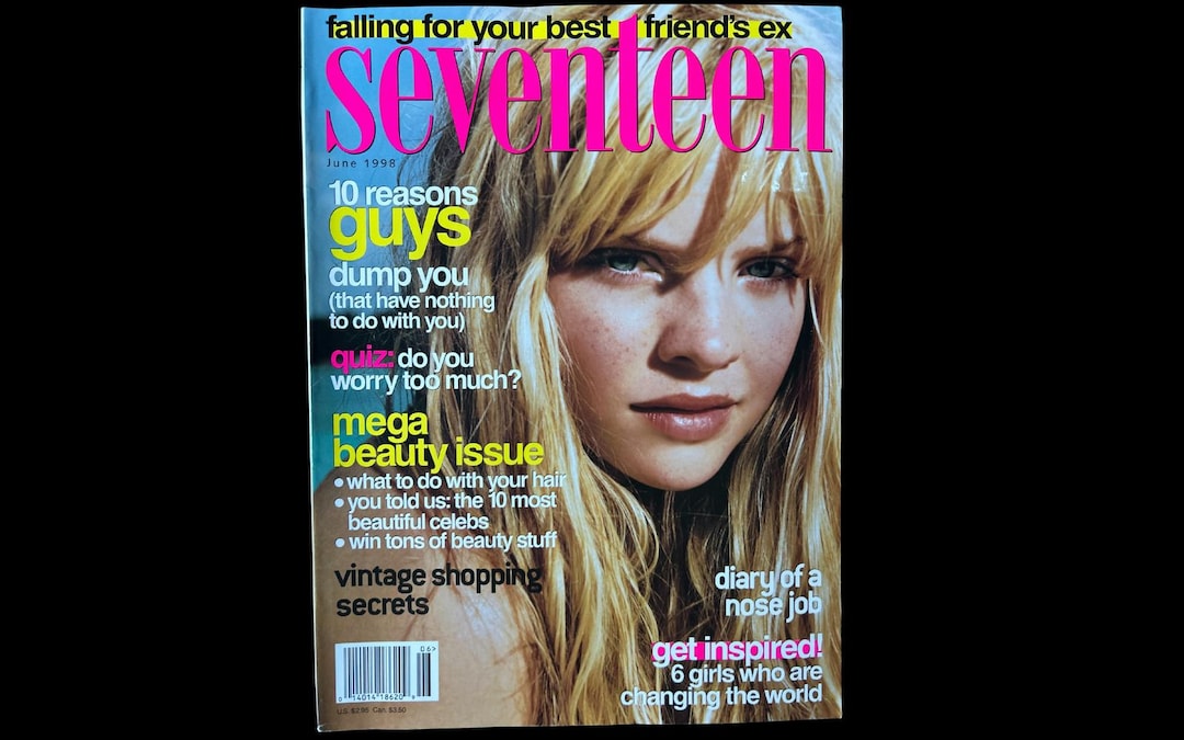 1998 SEVENTEEN Magazine | Cover: Lindsey Hartley | June 1998