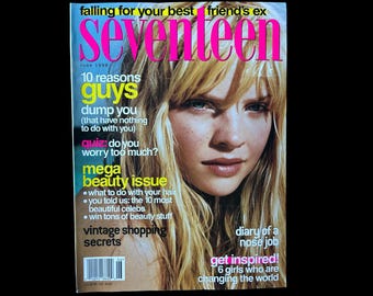 1998 SEVENTEEN Magazine | Cover: Lindsey Hartley | June 1998