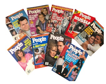 Vintage 1987 PEOPLE Magazines : Bruce Willis, Michael Douglas, Don Johnson & More - Sold Individually 1980s Magazines 1987 PEOPLE Magazine