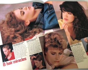 1982 GLAMOUR Magazine I Brooke Shields Cover I Glamour Magazine January  1982 I Beverly D'Angelo I 80s Fashion and Lifestyle Magazine