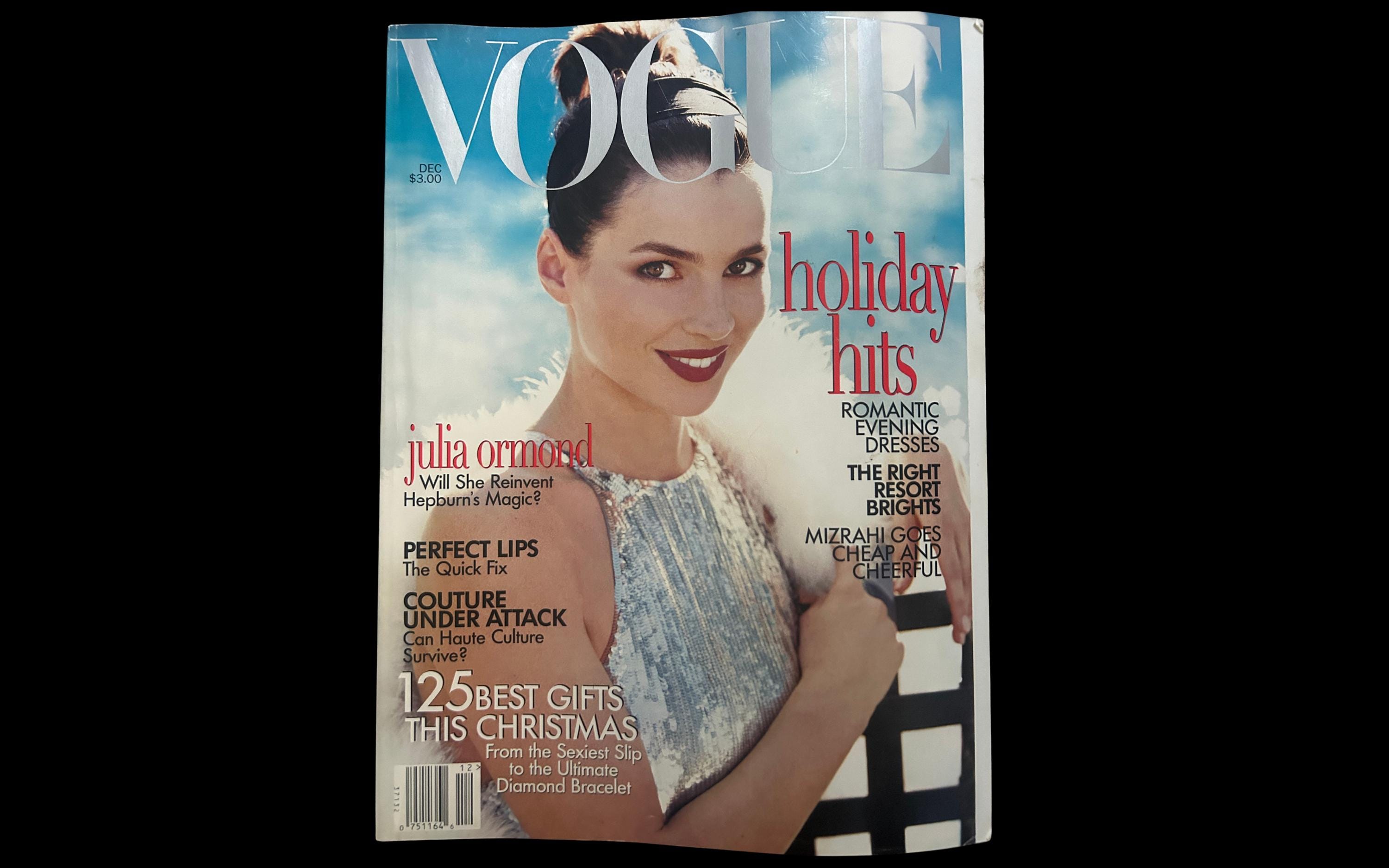 Vogue December 1995 - Etsy
