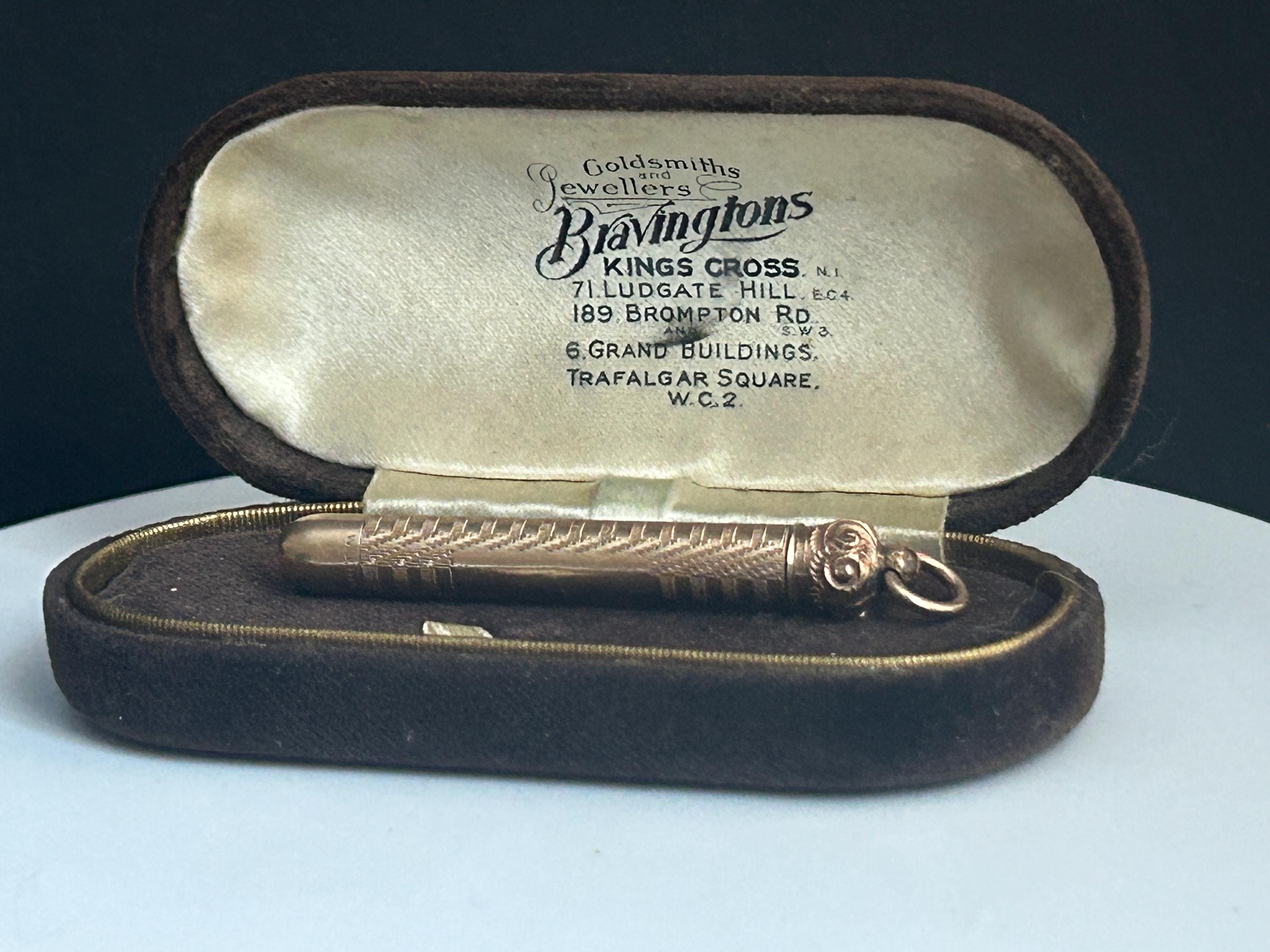 Victorian W.S. HICKS New York Antique Propelling Mechanical Pencil