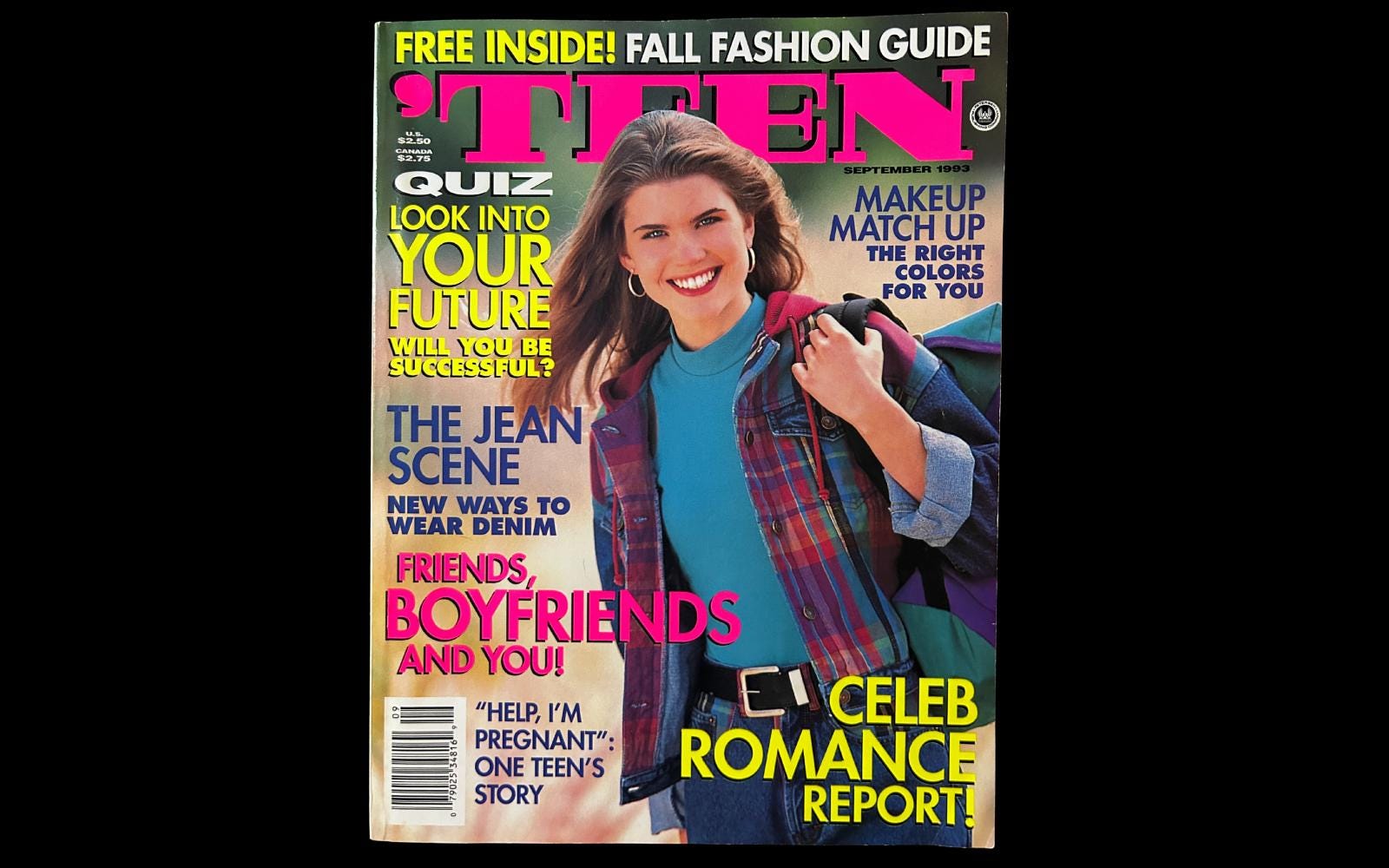 1993 'TEEN Magazine | Cover: Sarah Fronk | September 1993 | River