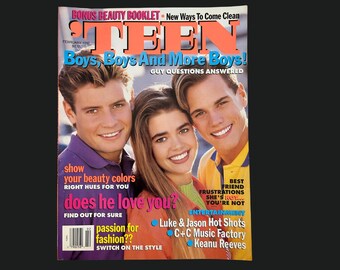 1992 Magazine ADO Couverture Denise Richards, Jeff Hoss et