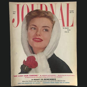 1955 The LADIES' HOME JOURNAL Magazine | November 1955 | Titanic: A Night to Remember by Walter Lord | Dr. Spock | 1950s Women's Magazine