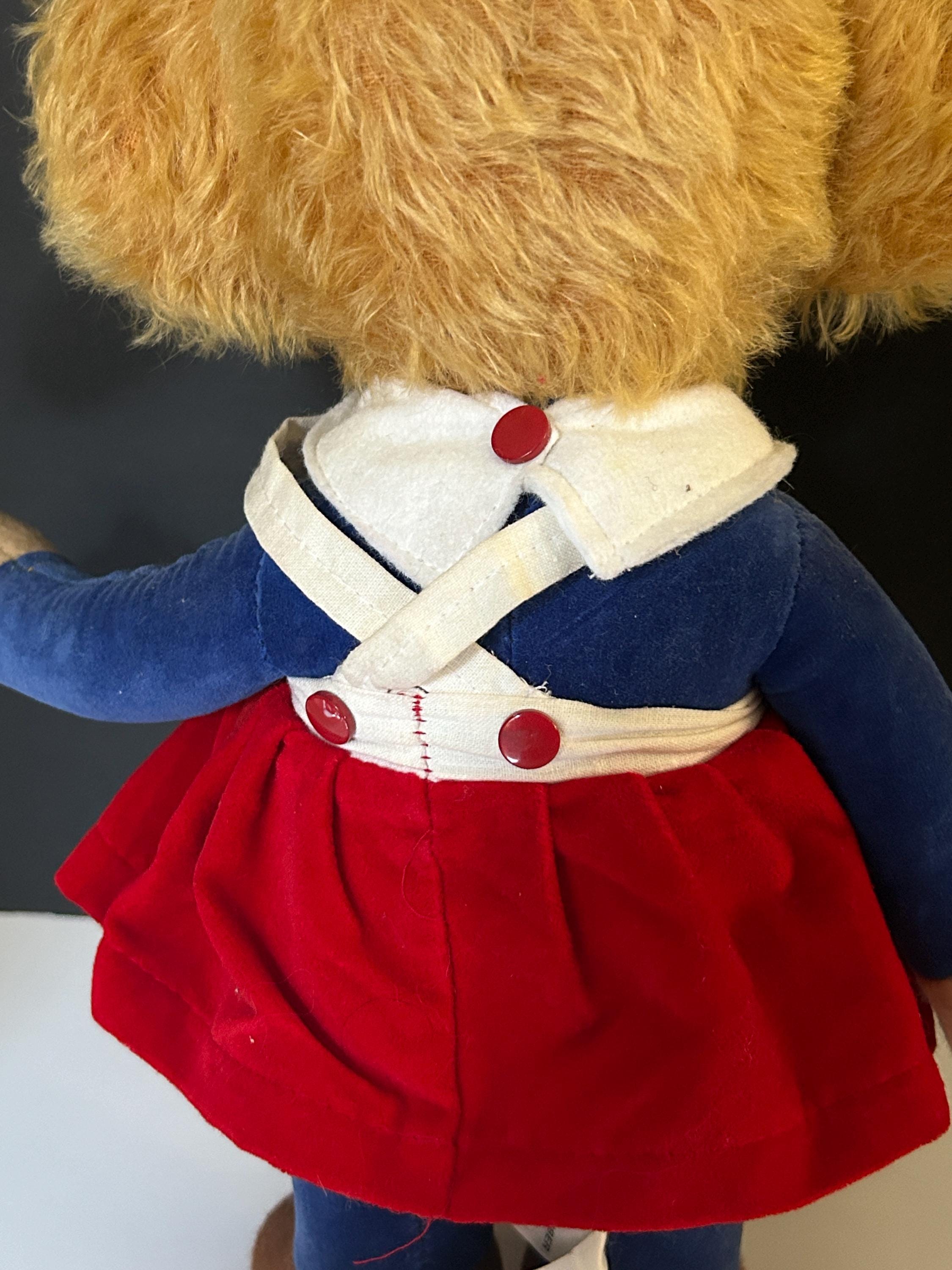 Vintage MERRYTHOUGHT Mrs. Twisty Cheeky Bear | Limited Edition 188