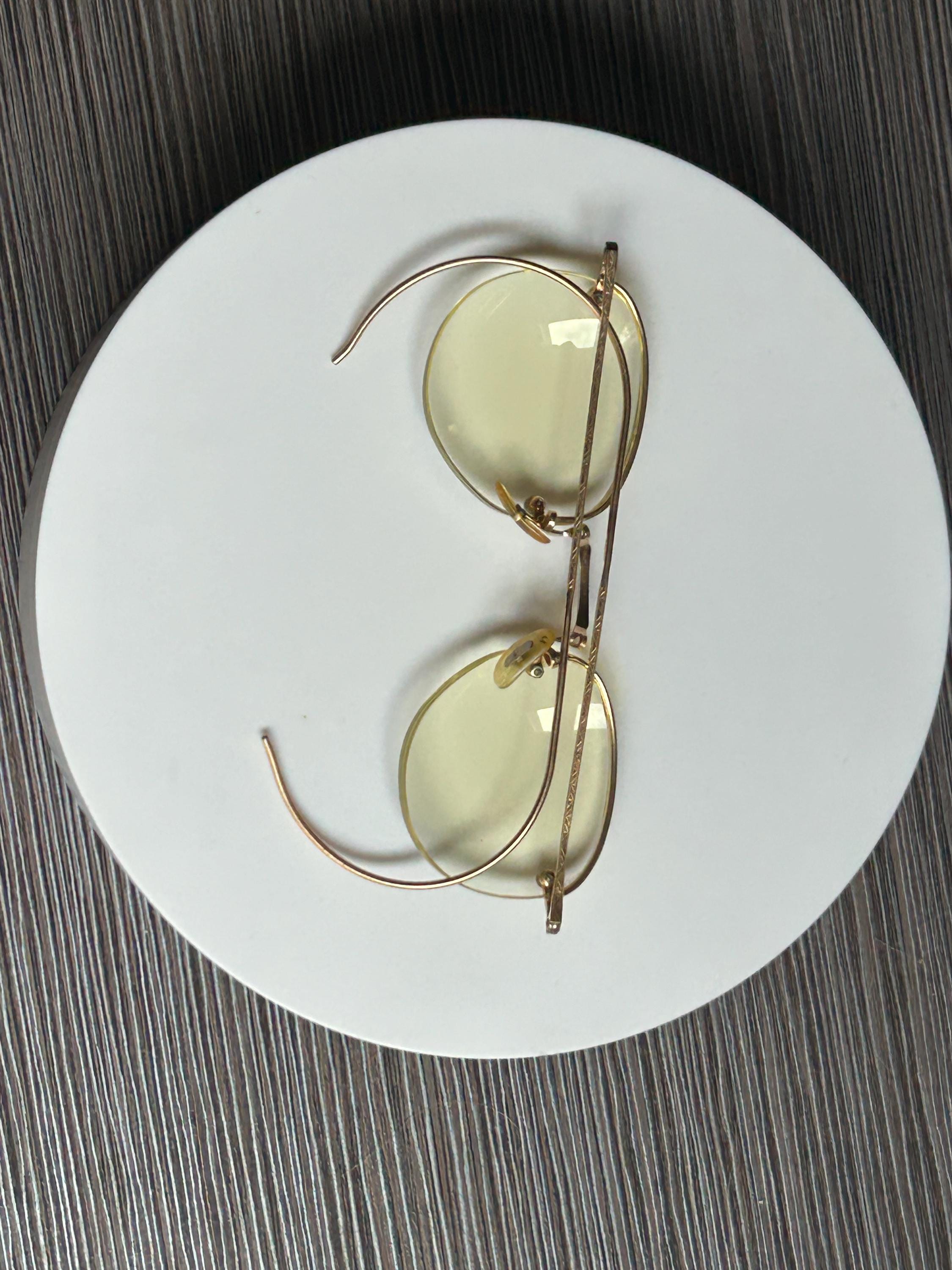 Antique ARTCRAFT Gold-filled Rimless Eyeglasses | 1/10 12K 