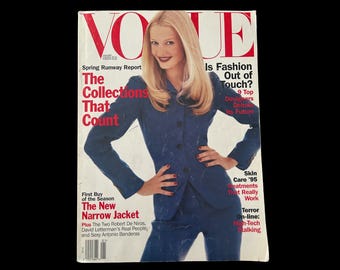 1994年VOGUE誌 | 表紙: シンディ・クロフォード | ニキ・テイラー