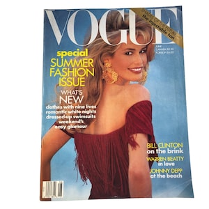 Vogue November 1992 - Etsy