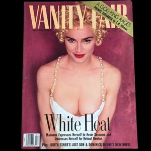1990 VANITY FAIR Magazine | Cover: Madonna | April 1990 | Judith Exner | JFK | Merv Griffin | Lilly Tartikoff | Philip Roth