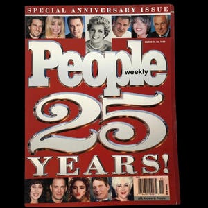 1999 PEOPLE Magazine I People Weekly: 25 Years! |  March 1999 | Princess Diana | Madonna | Frank Sinatra | Brooke Shields | Elvis