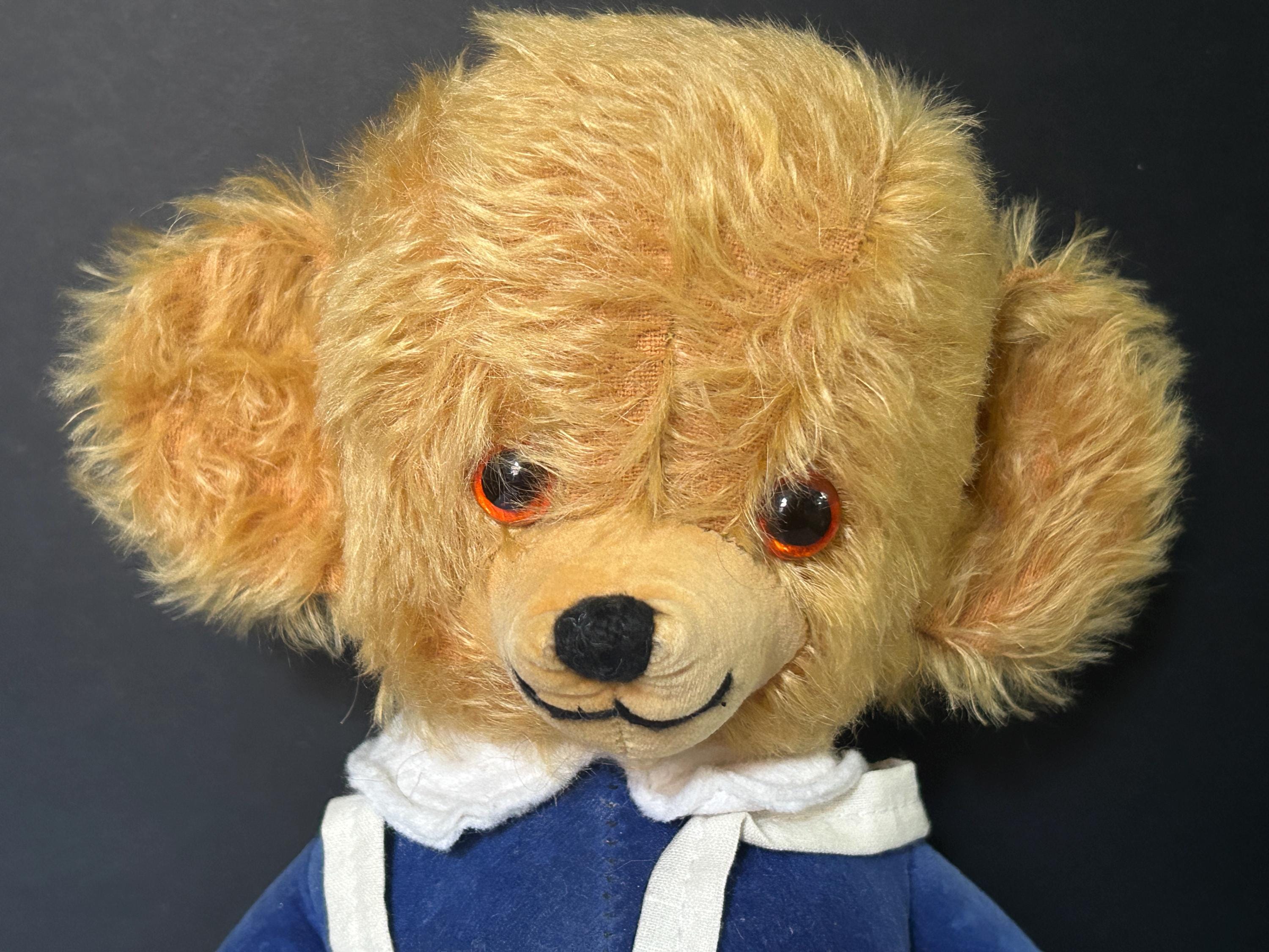 Vintage MERRYTHOUGHT Mrs. Twisty Cheeky Bear | Limited Edition 188